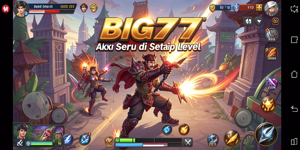 Tampilan gameplay BIG77 yang mendebarkan dan penuh aksi.