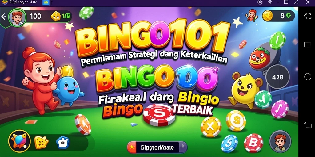 Tampilan gameplay menarik dari BINGO101 dengan fitur SLG.