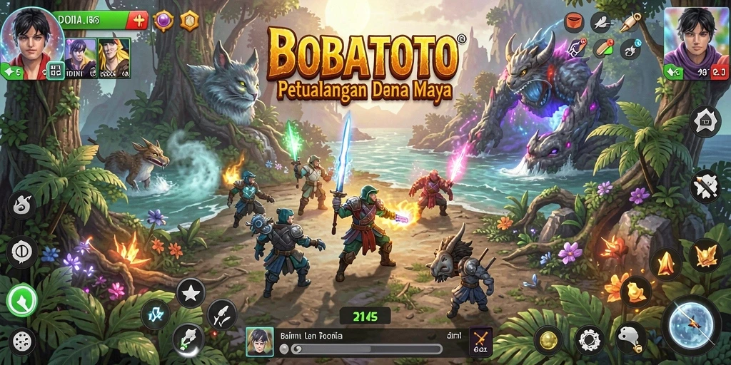 Screenshot gameplay BOBATOTO menampilkan aksi mendebarkan dalam simulasi dunia maya.