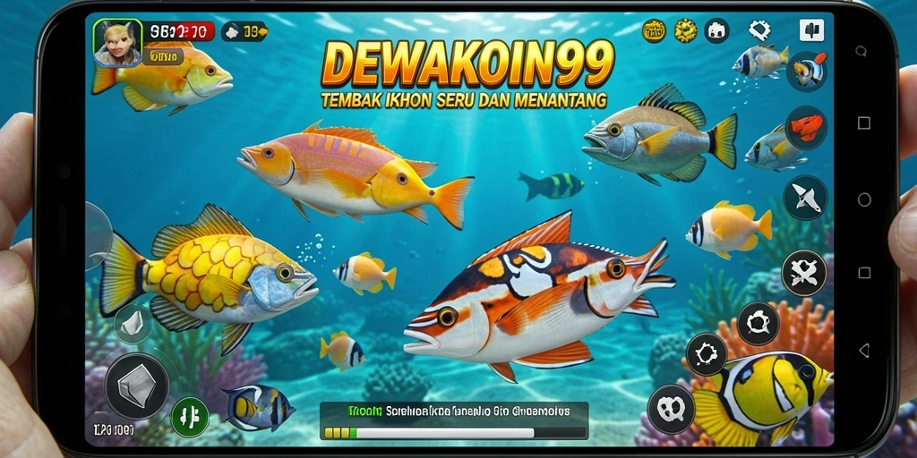 Screenshot gameplay Tembak Ikan yang seru dan menantang.