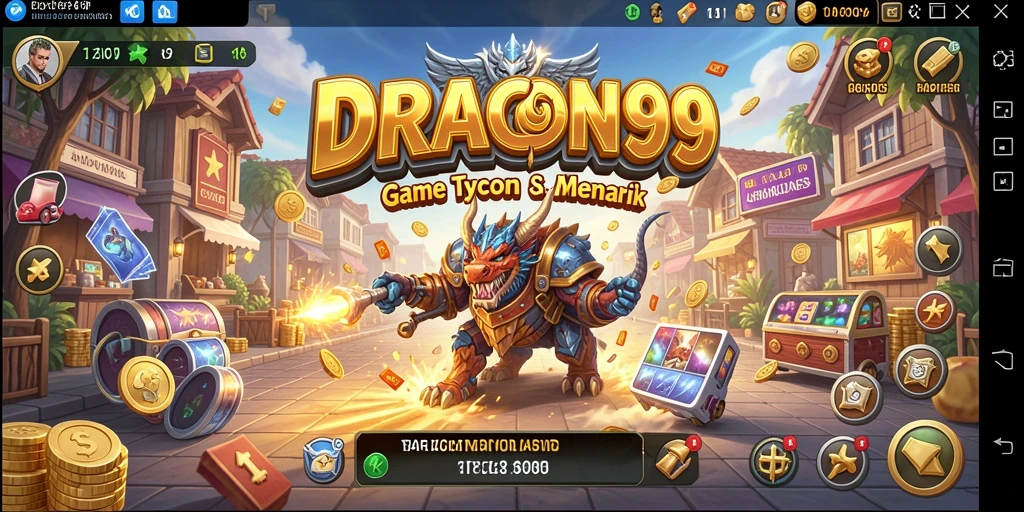 Tampilan gameplay yang menarik dan penuh strategi Tycoon.