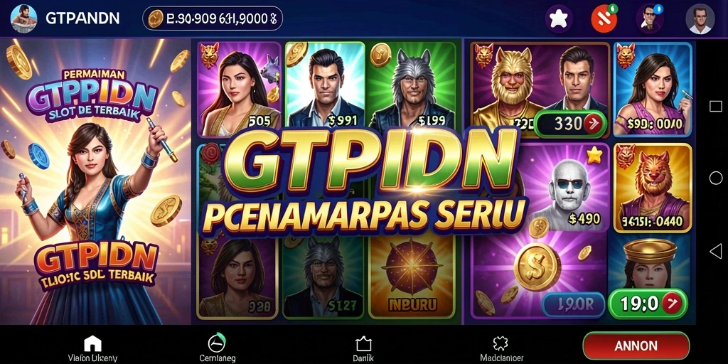 Tampilan gameplay GTPIDN menampilkan keseruan permainan slot yang mengasyikkan.