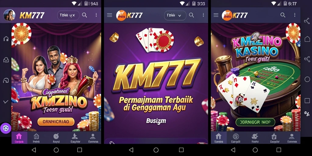 Screenshot menunjukkan gameplay mendebarkan dari KM777 dengan pemain yang terlibat.