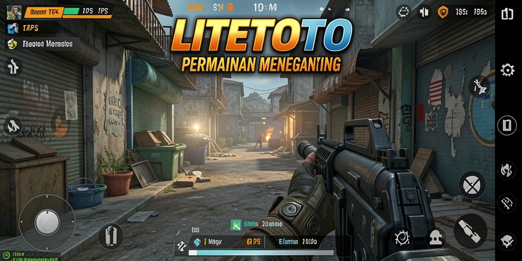 Tangkapan layar gameplay LITETOTO yang mendebarkan di tengah pertempuran.