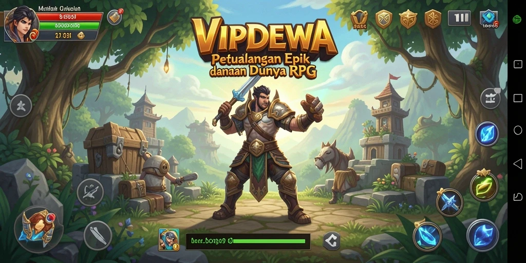 Screenshot gameplay VIPDEWA yang mendebarkan di dunia RPG.